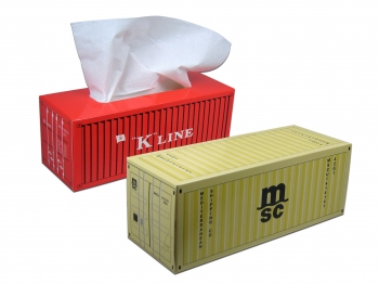 CONTAINER TISSUE BOX